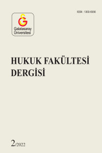 Galatasaray Üniversitesi Hukuk Fakültesi Dergisi Kapak resmi