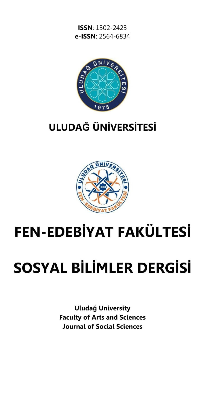 Uludağ University Faculty of Arts and Sciences Journal of Social Sciences